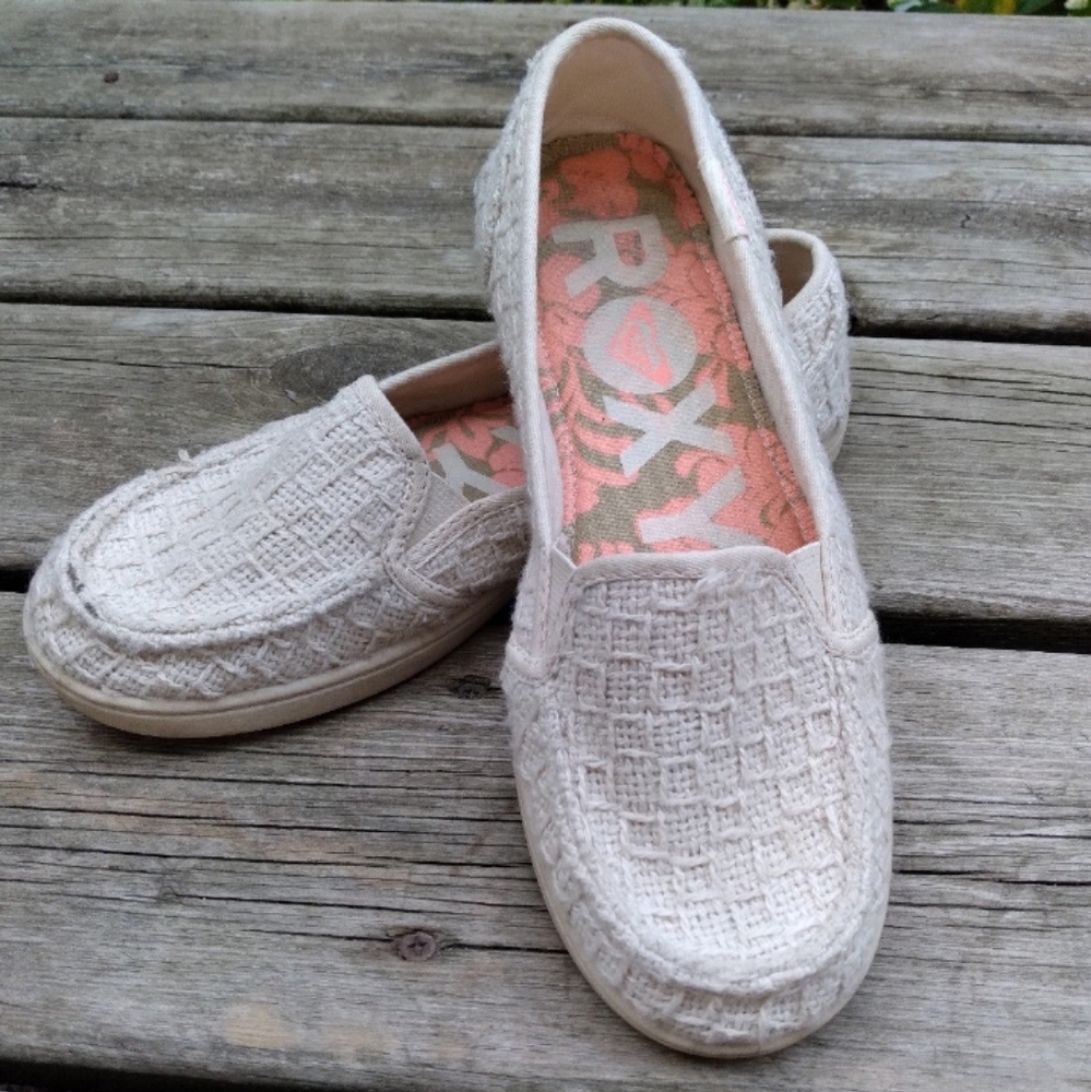 Roxy Slip Ons size 8